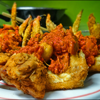 Alitas de Pollo fritas con especias Picantes | Estilo USA