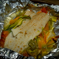 Merluza en Papillote con Verduras | Cocina sin grasas