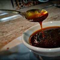 Reducción de Cerveza con un toque de Salsa Teriyaki