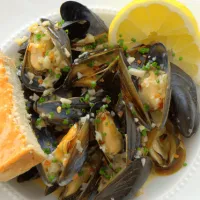 Mejillones al vapor con limón