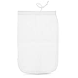 Navaris Bolsa para Hacer Leche Vegetal 20 x 30 CM - Bolsa colador para Hacer Leche Vegana de nueces almendras - Malla de Nailon para Colar Zumo Leche