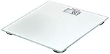 Soehnle Pino White - Báscula de baño de vidrio, color blanco