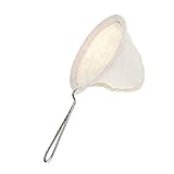 Fangfeen Manija del Acero Inoxidable de la Franela de Tela Reutilizable colador de café de Filtro de Mangas caída Pot Malla Cesta Herramientas