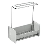 Berrywho Paño Esponja Organizador de Trapo escurridor Percha Vajilla Titular del Fregadero Estante de la Cocina de plástico
