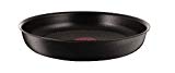 Tefal Expertise Sartén de Aluminio, Antiadherente con Extra de Titanio, aptas para Todo Tipo de cocinas Incluido inducción, Compatible con Mango extraíble, Aleación, Negro, 22 cm