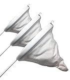 MGE - Colador Franela - Colador de Tela - Set de 3 - Diámetros 16, 18 y 20 cm