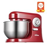 Kealive Amasadora Batidora Amasadora Repostería Profesional Robot de Cocina Automática Multifuncional Amasadoras de Pan Capacidad de 5 litros, 10 Velocidades