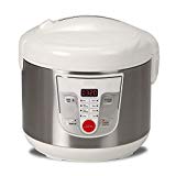 Newcook Robot de Cocina Multifunción, Capacidad 5 Litros, Programable Hasta 24H, Cocina Automáticamente, 8 Menús Preconfigurados y Función Mantener Caliente Hasta 24H. Incluye Cubeta Antiadherente