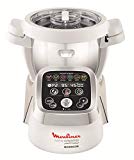 Moulinex HF802AA1 Robot cocina con 6 programas automáticos, 4,5 L de capacidad 6 personas, 12 velocidades y temperatura de 30º a 130º, función de mantenimiento de la calor 45 min
