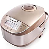 Aigostar Golden Lion 30HGY - Robot de cocina multifunción, 5L, 918 W, 11 funciones programables, temporizador programable y función mantener caliente, adecuado para raciones de 3 a 10 personas.