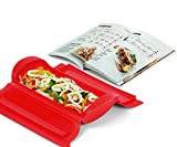 Lékué 3504600 Kit Estuche de Vapor 1,2 Personas + Libro de Recetas, 600 milliliters, Silicona