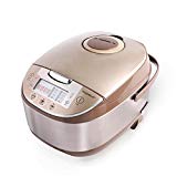 Aigostar Golden Lion 30HGY - Robot de cocina multifunción, 5L, libre de BPA. 918 W, 11 funciones programables, tapa extraíble y lavable, temporizador programable y función mantener caliente.