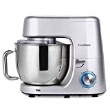 Cookmii 1800W Profesional Batidoras Amasadora Repostería, Robot de cocina Automática Multifuncional, Amasadora de Bajo Ruido para Repostería Alta potencia Amasadora con Recipiente de 7,2L