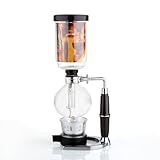 DecentGadget Coffee Syphon / Vacuum Glass Coffee Maker Café Syphon / vacío de vidrio Cafetera