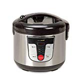 NEWCOOK Robot de Cocina Multifunción, Capacidad 5 Litros, Programable Hasta 24H, Cocina Automáticamente, 8 Menús Preconfigurados y Función Mantener Caliente Hasta 24H. Incluye Cubeta Antiadherente