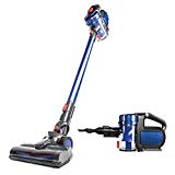 SAMBA ¡Aspirador 2en1! Vertical y de Mano Sin Cable Aspira Pro 21,6V, 8500Pa, Silencioso 68dB, Autonomía hasta 40min, Filtro HEPA, Capacidad 0'8L, Cepillo Motorizado, Luz LED, Estación Carga, 2200mAh