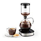 Klarstein Coffee Maker Cafetera de vacío • Pantalla LCD • Base 360° • Vaso térmico • Mantiene el calor • Café gourmet, claro y con cuerpo • Sin sobreextracción • Modo manual y automático • 500 W