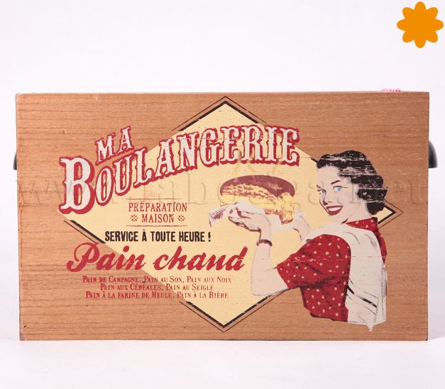 Caja de Madera para pan