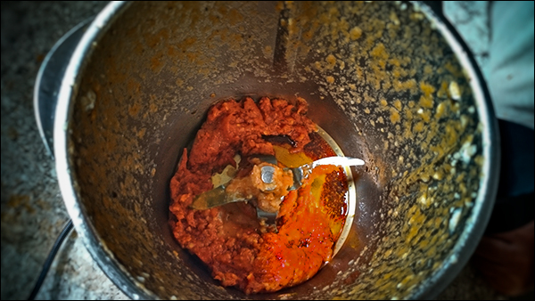 Salsa de tomate casera elaborada