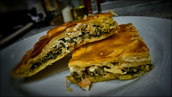 Empanada de Salmón y Espinacas