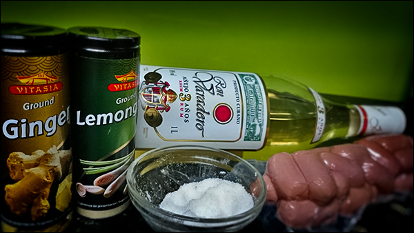 Ingredientes para Brochetas de Frankfurt