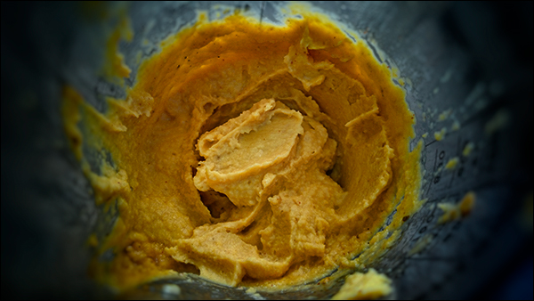 Preparado de puré de garbanzos