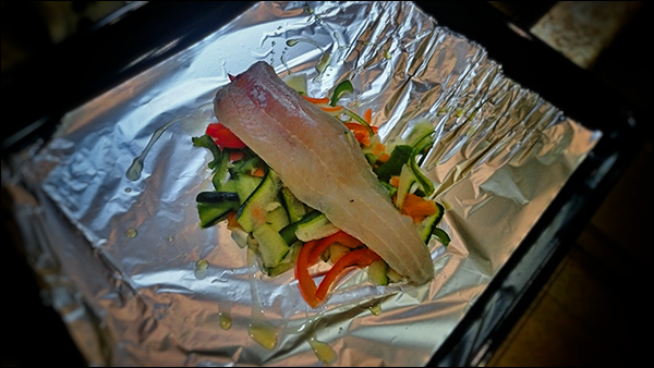 Preparando el papillote