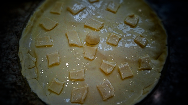 Hojaldre listo para empezar a hornear