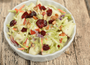 ensalada fresca de manzana