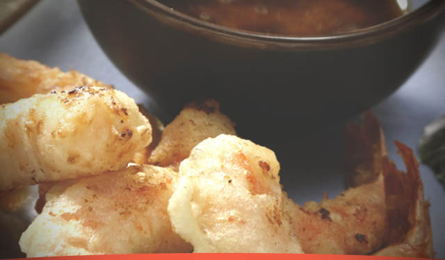 Receta de Tempura de langostinos para 4 personas