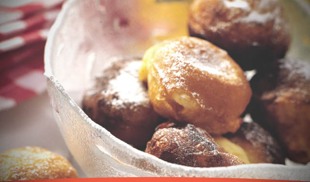 Receta de Buñuelos de viento con crema pastelera