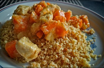 Pechuga de Pollo con Boniato y Cous-cous tostado