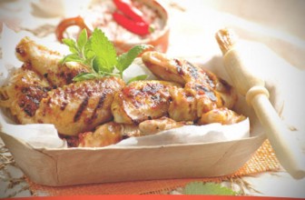 Receta de Alitas de pollo con glaseado de albaricoque