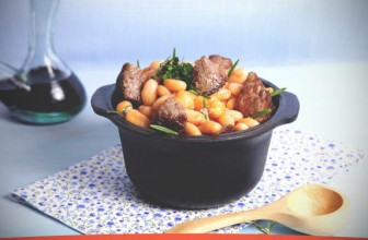 Receta de Estofado de legumbres y ternera para 4 personas