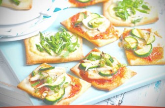 Receta de Minipizzas de verdura para 4 personas