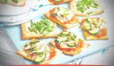 Receta de Minipizzas de verdura para 4 personas