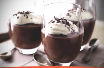 Receta de Pudin de chocolate sin horno para 4 personas